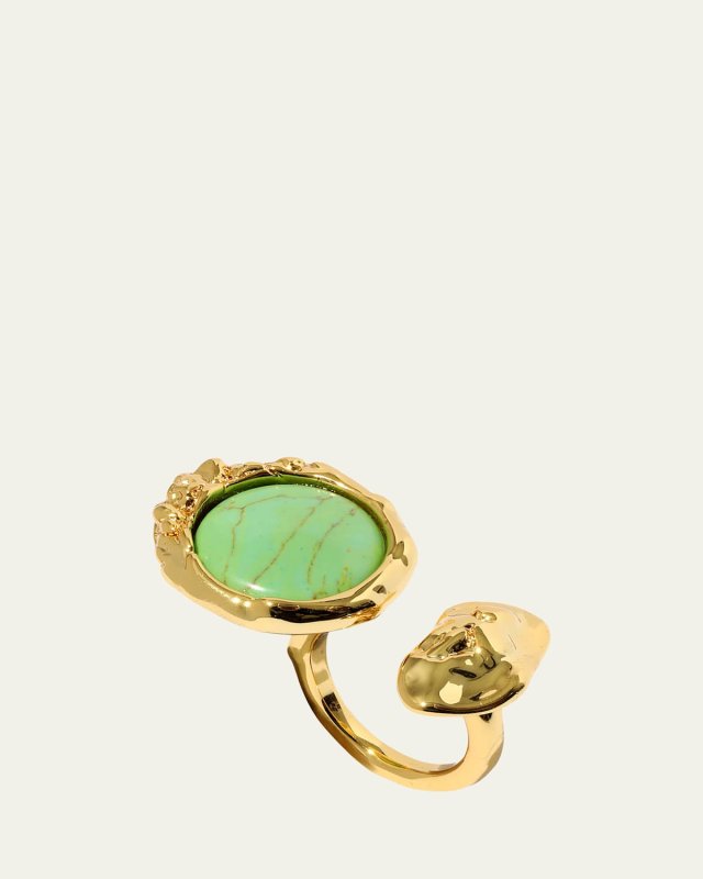 Brut Mojave Coin Open Ring